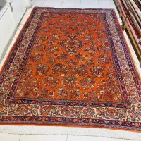 فرش دستباف ۶متری ساروق گل آمریکایی