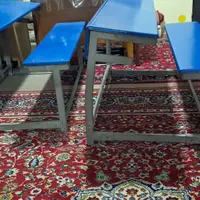 میز نیمکت تخته وایت برد میز وسط