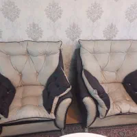 مبل ۷ نفره چرم سالم زیر قیمت|مبلمان خانگی و میز عسلی|فردیس, قریشی|دیوار