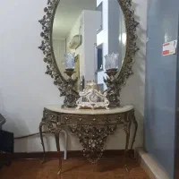 آینه کنسول برنز اصل وبروز|صنایع دستی و سایر لوازم تزئینی|قم, انصارالحسین|دیوار