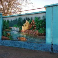نقاشی طرح سنگ، روی دیوار سیمانی، نقاشی ساختمان|خدمات پیشه و مهارت|همدان, |دیوار