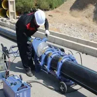 جوش لوله پلی اتیلن لب به لب والکتروفیوژن آبی وگازی