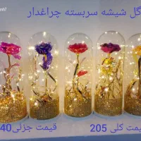 گل شیشه ای و مصنوعی مخصوص قنادی و لوازم جشن تولد
