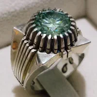 انگشتر های نقره مردانه دستساز جواهری