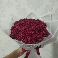 دسته گل روبانی