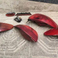 ۳ چراغ عقب ۲۰۶ سالم تمیز همراه ترمز و مه شکن عقب|قطعات یدکی و لوازم جانبی|ری, شهرری|دیوار