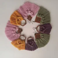 گوشواره مکرومه|بدلیجات|شیراز, درکی|دیوار