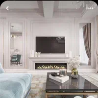 تی وی وال کلاسیک مدل فلورانس|میز تلویزیون|شیراز, ریشمک|دیوار