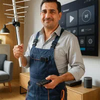 نصب آنتن دیجیتال+نصب تلویزیون به دیوار+تعمیرگیرنده