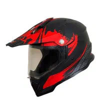 کلاه کاسکت ادونجری MA۲ مدل MATT- ۹۱۹ BLACK-RED