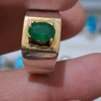 انگشتر زمرد پنجشیر افغان آخرت رنگو طبع رکاب افغان