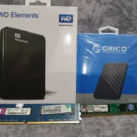 هارد اکسترنال زیر قیمت و رم ddr3