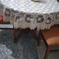 رومیزی و گل