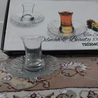 ست نعلبکی و استکان کمر باریک|ظروف سرو و پذیرایی|تهران, قیام|دیوار