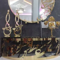 آینه شمعدان و کنسول کالیگرافی اسم ست ۵تکه|آینه|خمینی‌شهر, |دیوار