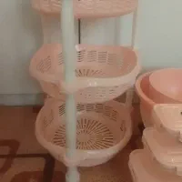 سرویس پلاسکو صورتی|ظروف نگهدارنده، پلاستیکی، یک‌بارمصرف|ایلام, |دیوار