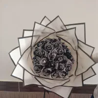 دست گل روبانی