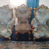 مبل ۹نفر سلطنتی|مبلمان خانگی و میز عسلی|جم, |دیوار