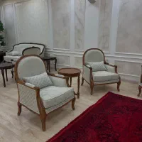 مبل استیل کلاسیک کویین فرانسوی اقساطی کد 91|مبلمان خانگی و میز عسلی|تهران, صاحب الزمان|دیوار