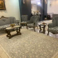 مبلمان و ناهارخوری و‌ویترین چوب گردو|مبلمان خانگی و میز عسلی|دماوند, گیلاوند|دیوار