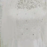 لباس عروس بالاتنه گیپور سنگ دوری شده سایز ۴۴|لباس|اسلام‌شهر, مطهری|دیوار