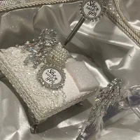 ست بله برون کریستالی همراه با ۴عدد طبق|صنایع دستی و سایر لوازم تزئینی|تهران, فردوس|دیوار