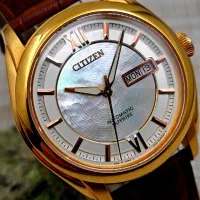 ساعت سیتیزن صفحه صدف طبیعی کمیاب اتوماتیک
