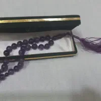 تسبیح آمیتیست سنگ اصل ۳۳تایی