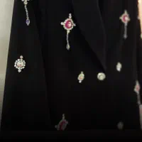 جواهر دوزی روی انواع لباس|لباس|قم, باجک یک|دیوار