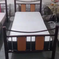 دوعدد تخت یک نفر باتشک،تمیز سالم دونه ۴میلیون|تشک تختخواب|رامهرمز, |دیوار