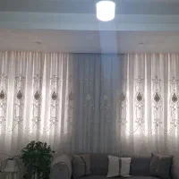 پرده گل برجسته ...