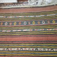 گلیم دست باف قدیمی|گلیم، جاجیم، گبه|کرمان, |دیوار