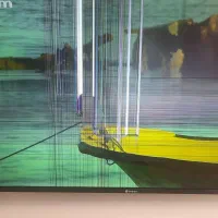 تلوزیین اسنوا شکسته ۵۵ اینج|تلویزیون و پروژکتور|تهران, آذری|دیوار