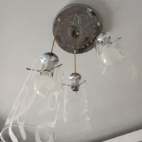 لوستر ۳ شعله اتاق خواب دارای led