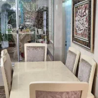 میز ناهارخوری ۶ نفره|میز و صندلی غذاخوری|آبیک, |دیوار