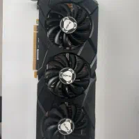 rx590 گرافیک ۳ فن xfx ۸ گیگ
