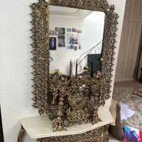 ایینه و کنسول و بوفه و ساعت