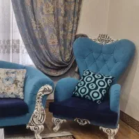 مبل 8نفره کلاسیک فوق العاده محکم و راحت|مبلمان خانگی و میز عسلی|اهواز, کمپلو شمالی|دیوار