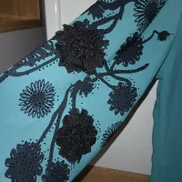 بلوز مجلسی گل برجسته نگین دار|لباس|اردبیل, |دیوار