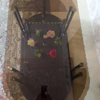 میز جلو مبلی شیشه ای