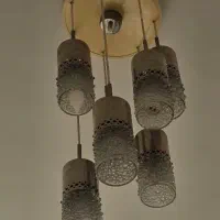 لوستر 7شعله همراه دیوار کوب