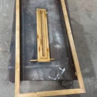 قاب آینه چوبی