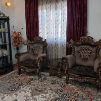 مبلمان ۷ نفره سلطنتی بسیار نو|مبلمان خانگی و میز عسلی|قائمشهر, |دیوار