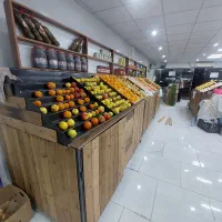 استند میوه چوب فلز