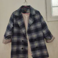 پالتو سرمه ای پاییزه