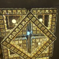 لوستر الماس کهکشانی سقفی مربع|لوستر و چراغ آویز|تهران, دانشگاه شریف|دیوار