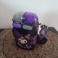 قمقمه دو مخزنه طرح کرومی|ظروف نگهدارنده، پلاستیکی، یکبارمصرف|شفت, |دیوار