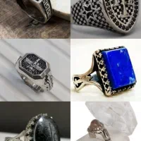 انگشترهای مردانه و زنانه نقره عیار925