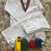 ست کامل تکواندو‌‌‌،لباس تکواندو+کمربند،لباس کاراته|لباس|بندرعباس, |دیوار