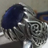 انگشتر نقره نگین یاقوت و ای پد tvs